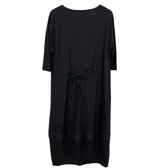 Heidi Ost Size Small / Medium Black Textured Dress & Jacket Set Designer Art - Picture 7 of 12